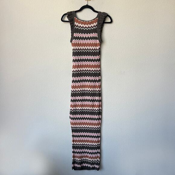 NWT Heartloom Bennet Chevron Knit Maxi Dress Size XS - Picture 3 of 8